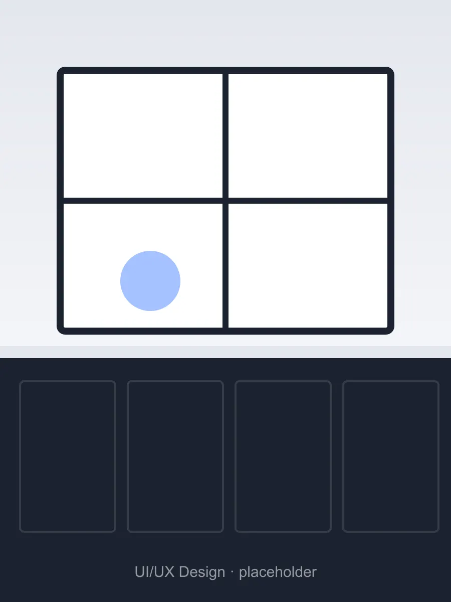 Designer sketching app screens beside a laptop with a design tool open